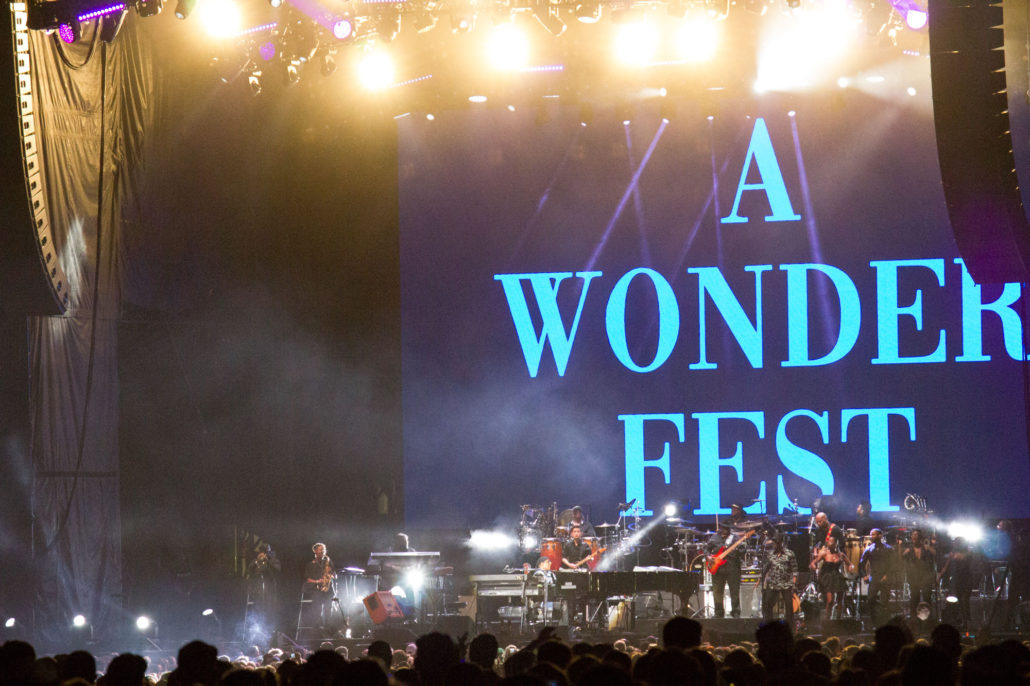 Stevie Wonder performing at Grandoozy 2018 on Sunday, September 16. Photo by: Matthew McGuire