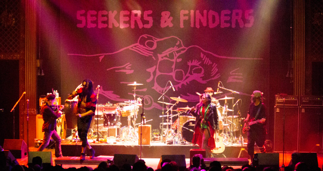 Gogol Bordello performing at the Ogden Theatre on 12/29/18. Photo by: Matthew McGuire