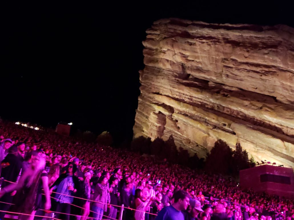 Crowd at Red Rocks on 04/27/19. Photo by: Matthew McGuire