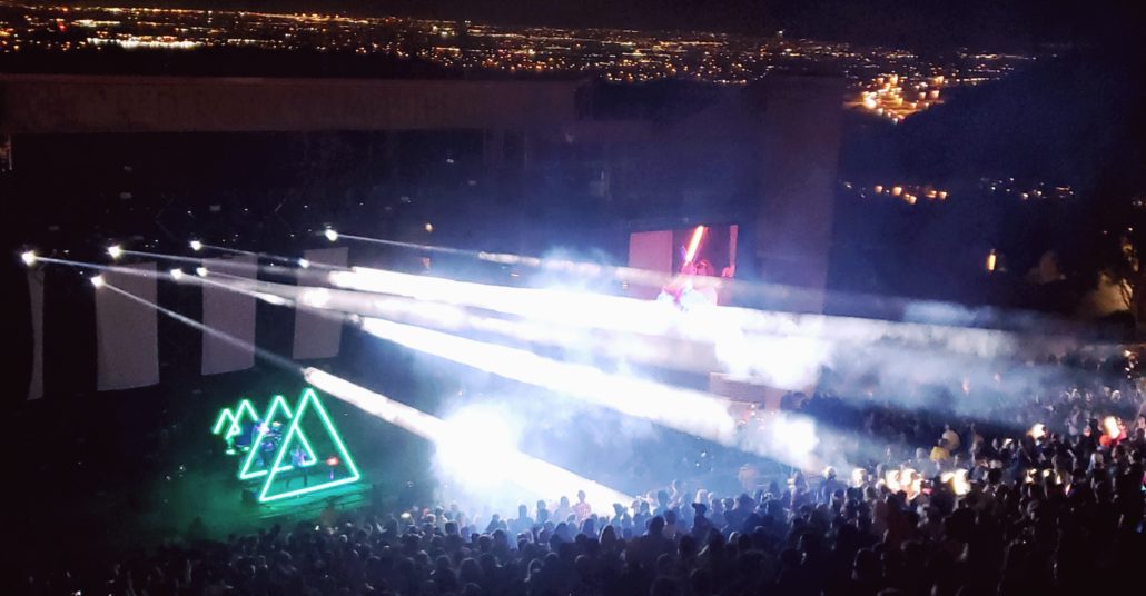Ghostland Observatory at Red Rocks. Photo by: Matthew McGuire