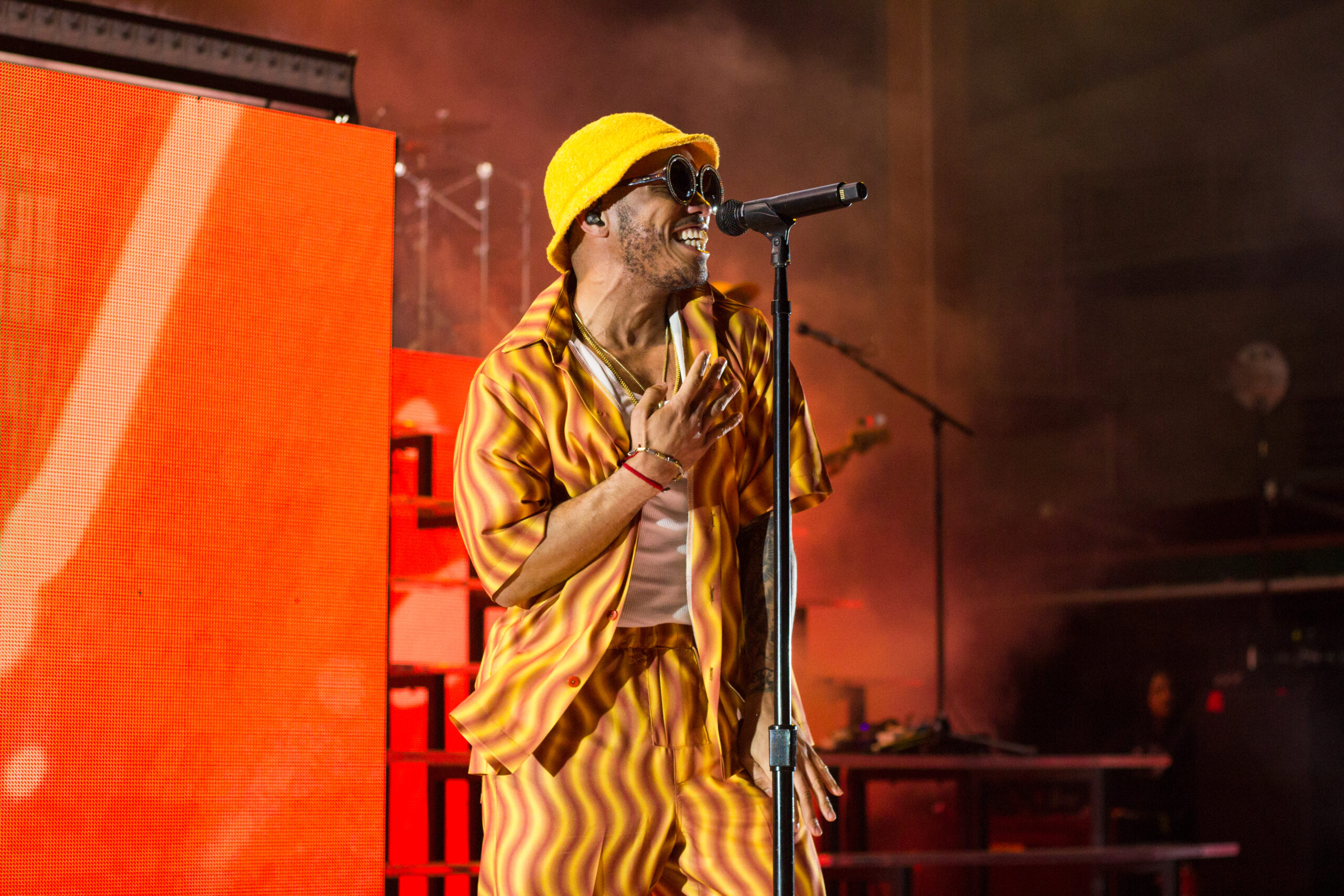 Anderson .Paak and The Free Nationals performing live at Red Rocks on Friday, June 14. Photo by: Matthew McGuire