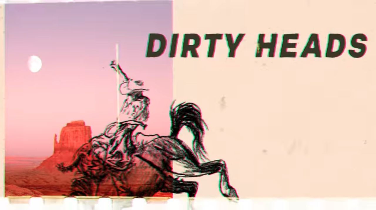 Dirty Heads screenshot from Super Moon lyric video. Photo by: Dirty Heads / F7 Music / YouTube