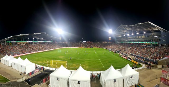 Dick's Sporting Goods Park in Commerce City, Colorado. Photo taken on Saturday, September 7 by Matthew McGuire.