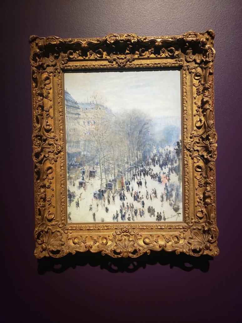 Boulevard des Capucines. Painting by Claude Monet in 1873-1874. Photo by: Matthew McGuire