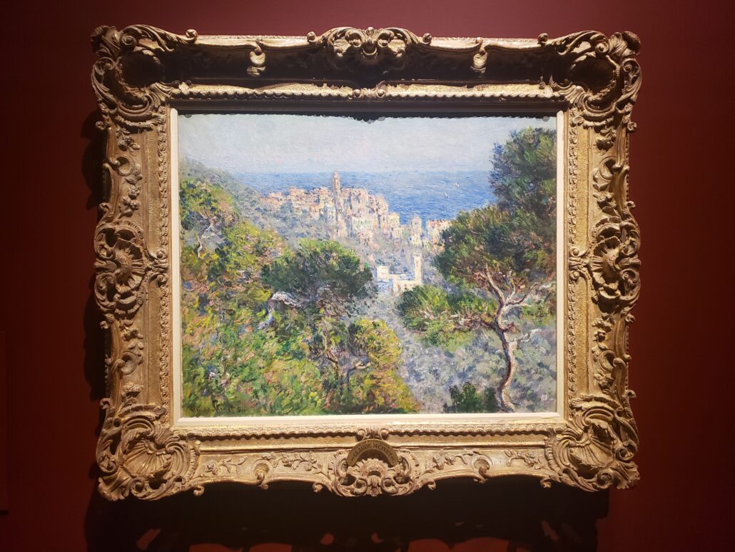 View of Bordighera. Painted by Claude Monet in 1884. Photo by: Matthew McGuire