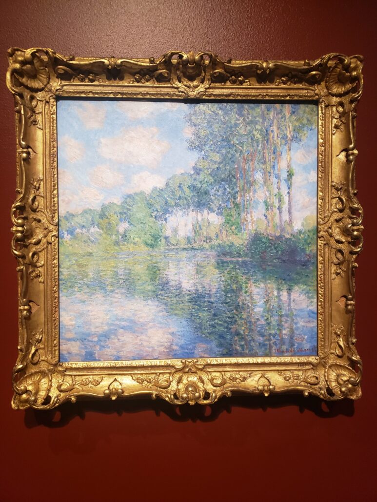 Poplars on the Epic. Painted by Claude Monet in 1891. Photo by: Matthew McGuire