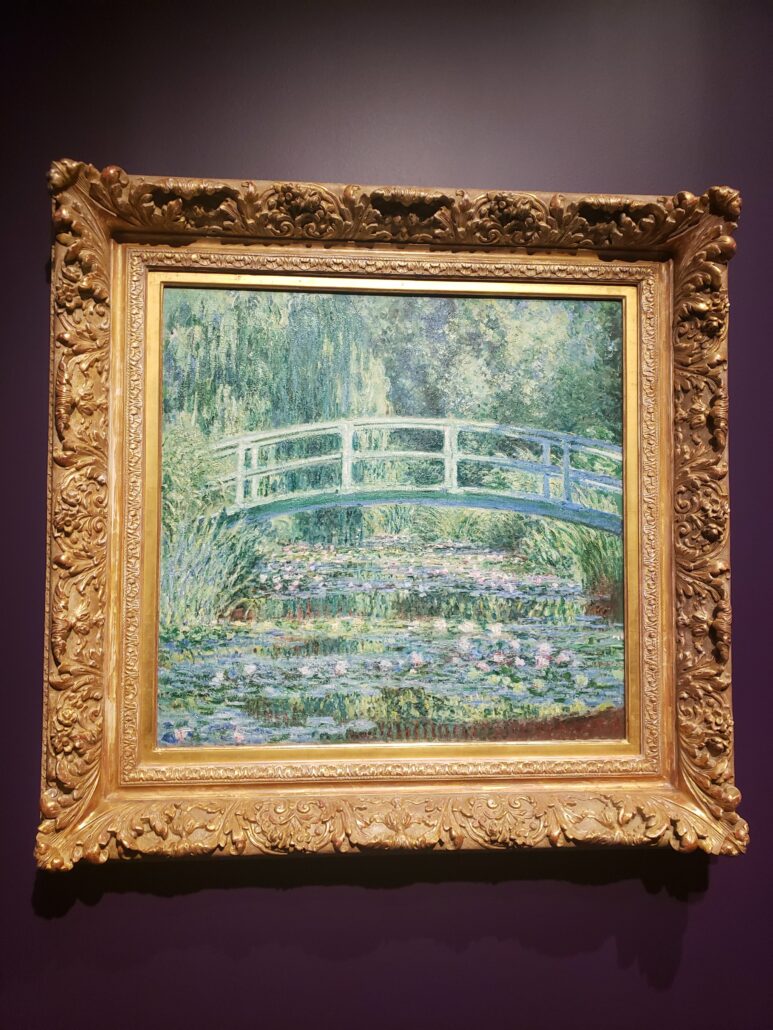 Water-lilies and Japanese Bridge. Painted by Claude Monet in 1899. Photo by: Matthew McGuire