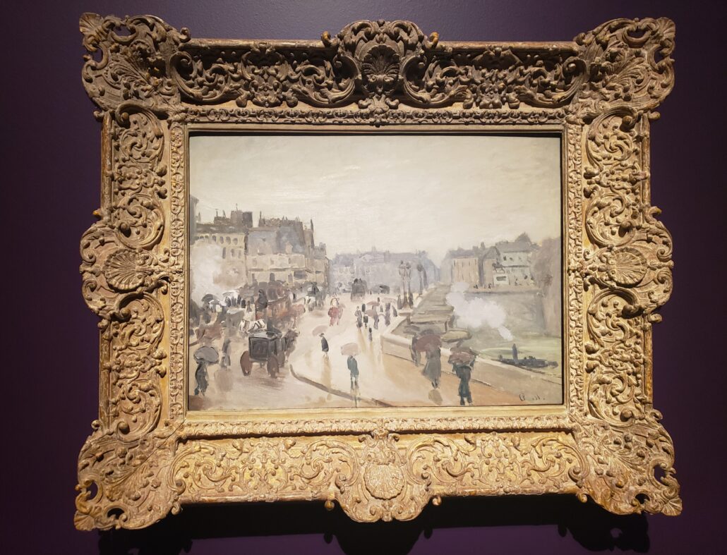 The Pont-Neuf. Painting by Claude Monet in 1871. Photo by: Matthew McGuire