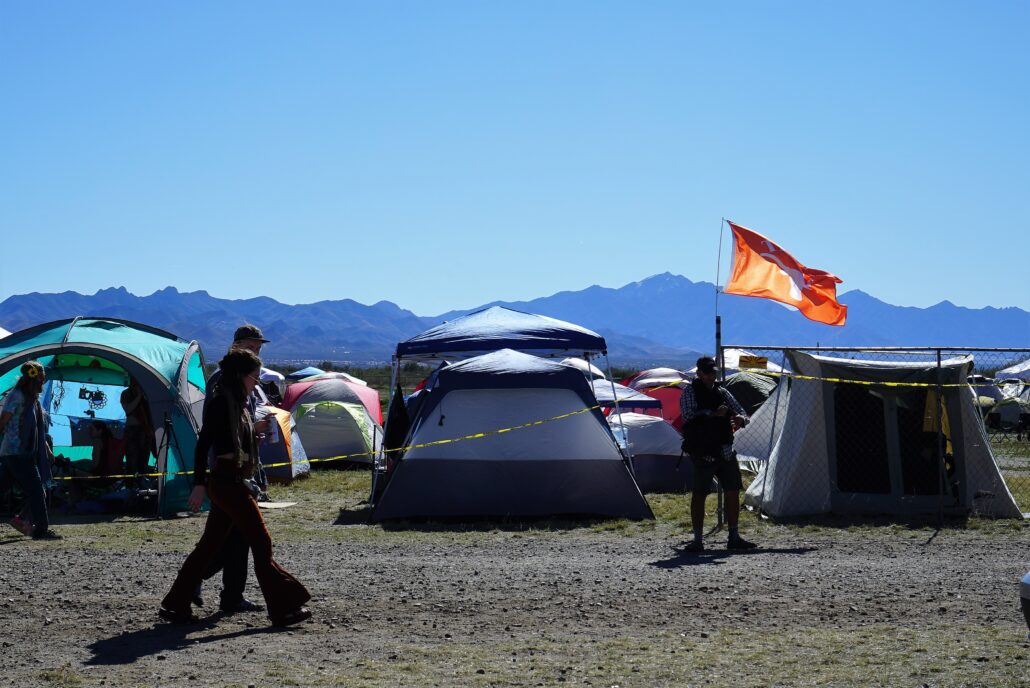 Gem and Jam Festival camping area. Photo by: Samantha Harvey