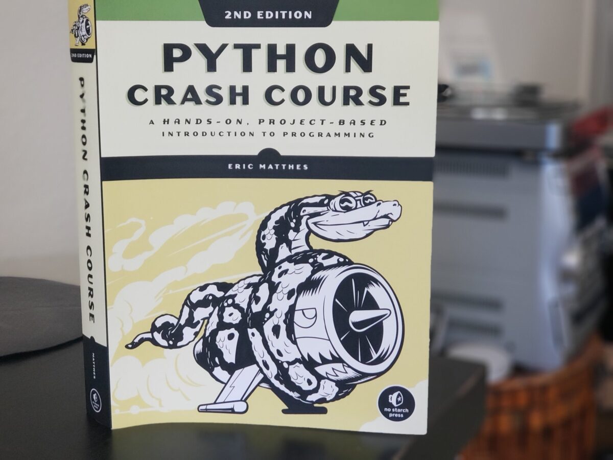 Python Day 5: Reading ‘Python Crash Course’ by Eric Matthes | Web ...