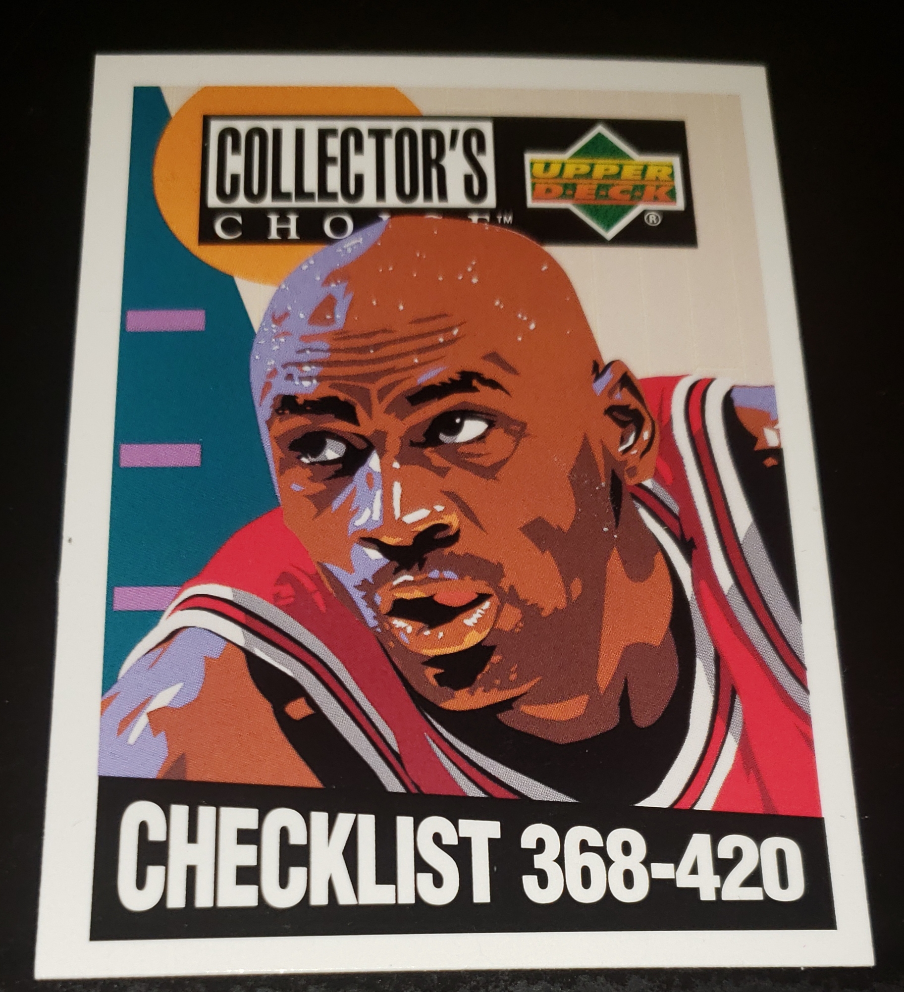 Michael Jordan sports trading card. Photo by: Matthew McGuire