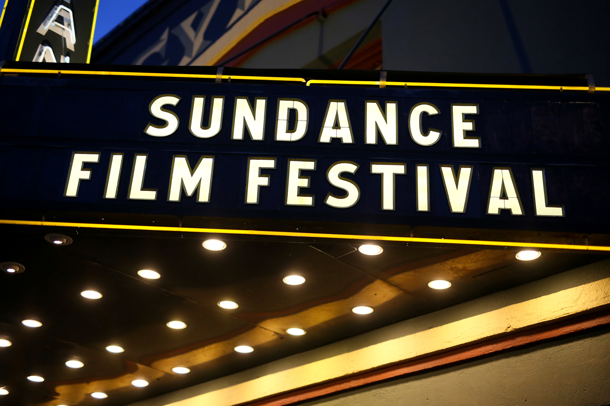 The Sundance Film Festival marquee at the Egyptian Theatre. Photo provided by the Sundance Film Festival