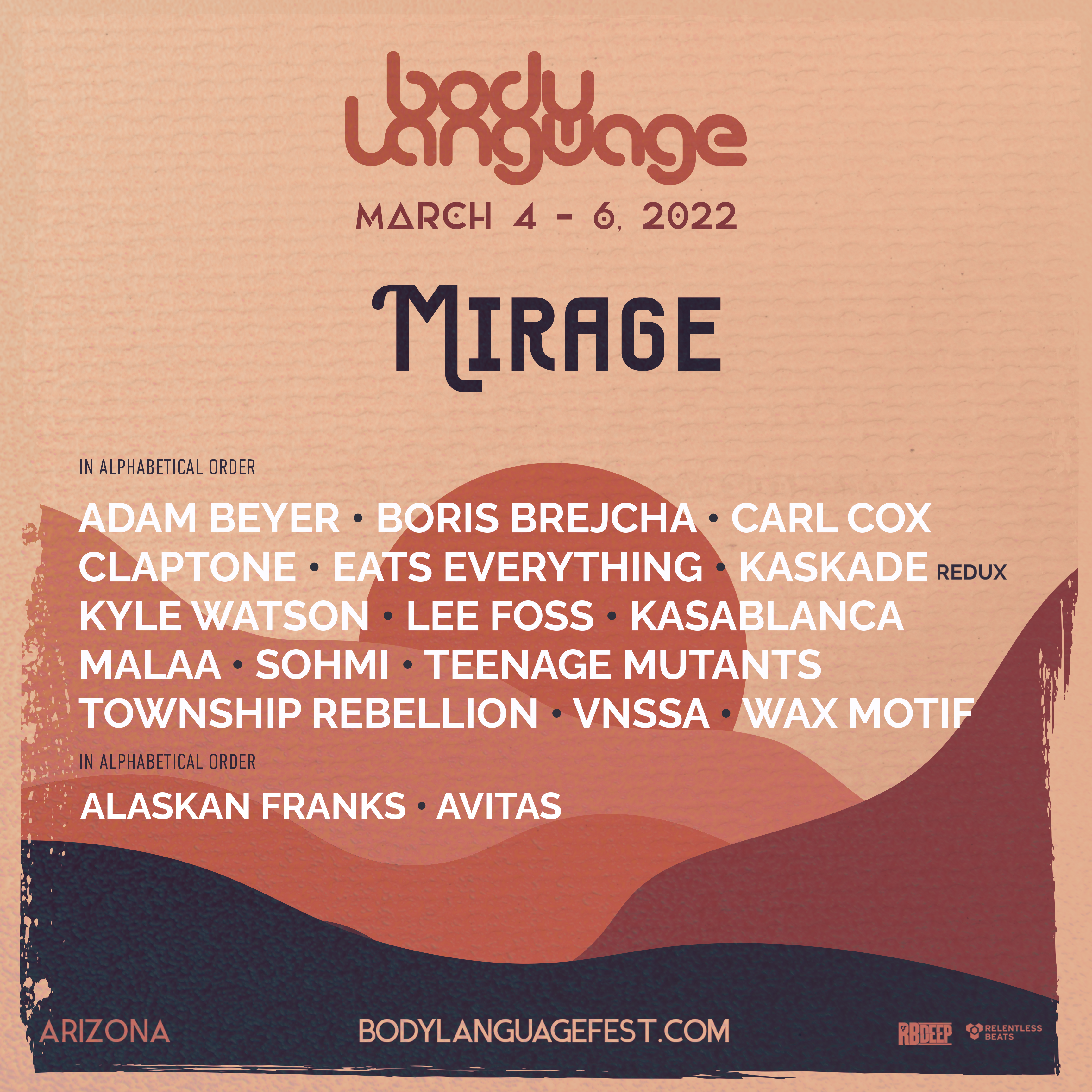 Body Language Music Festival Mirage Stage