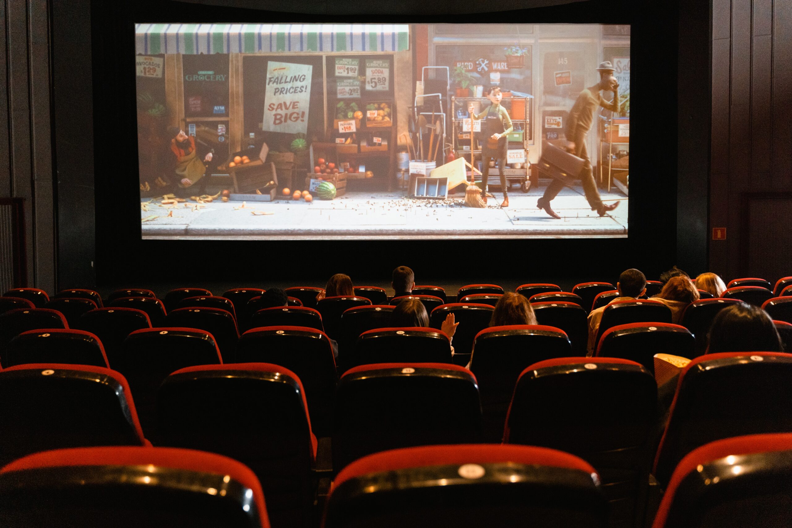 An image of.a movie theatre. Photo by: Pexels.com