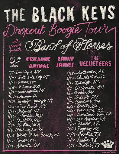 The Black Keys tour dates. Photo provided.