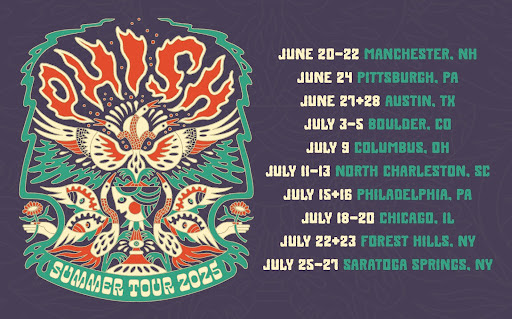 Phish tour dates.