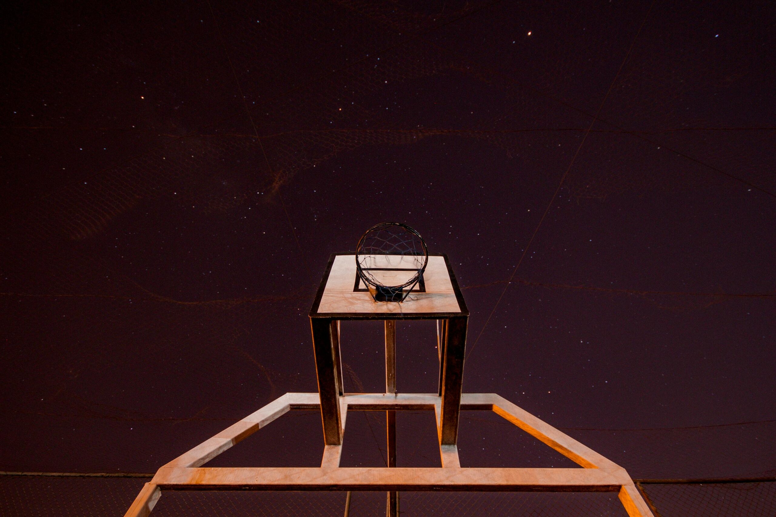 A basketball hoop. Photo by: Almada Studio / pixels.com