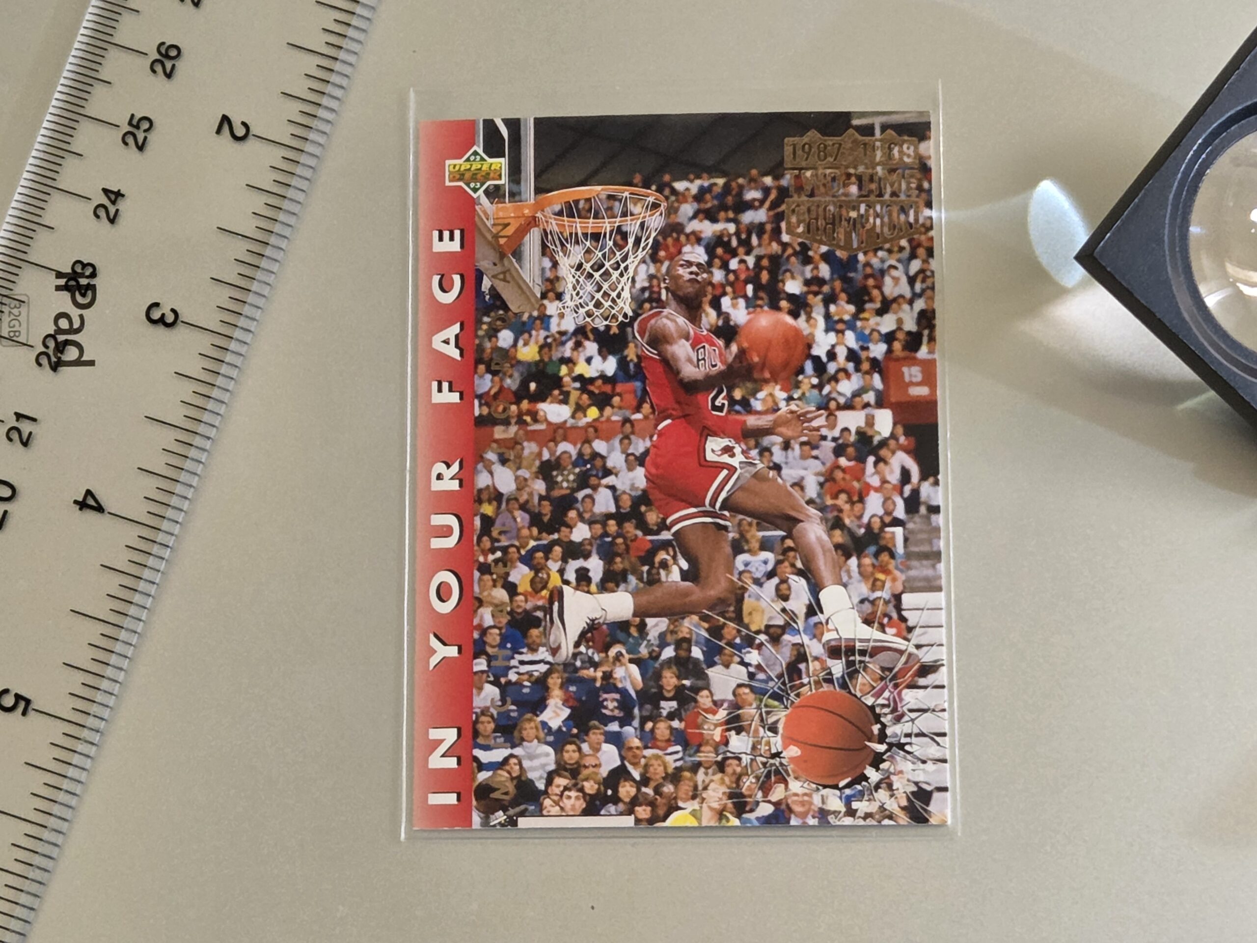Self-Grading Sports Cards: 1992-93 Upper Deck Michael Jordan In Your Face