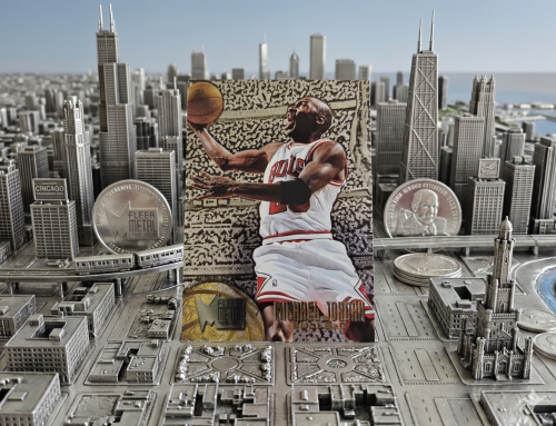 1995-96 Fleer Metal Silver Spotlight Michael Jordan | Self-Graded Sports Cards