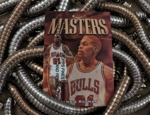 1997-98 Topps Finest “Masters” insert (#220, M36), Dennis Rodman | Self-Graded Sports Cards