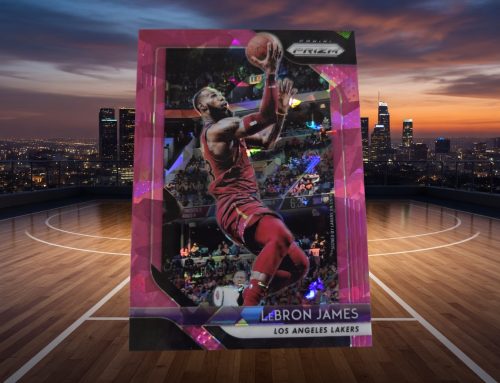 2018-19 Panini Prizm Pink Cracked Ice Prizm LeBron James | Self-Graded Sports Cards