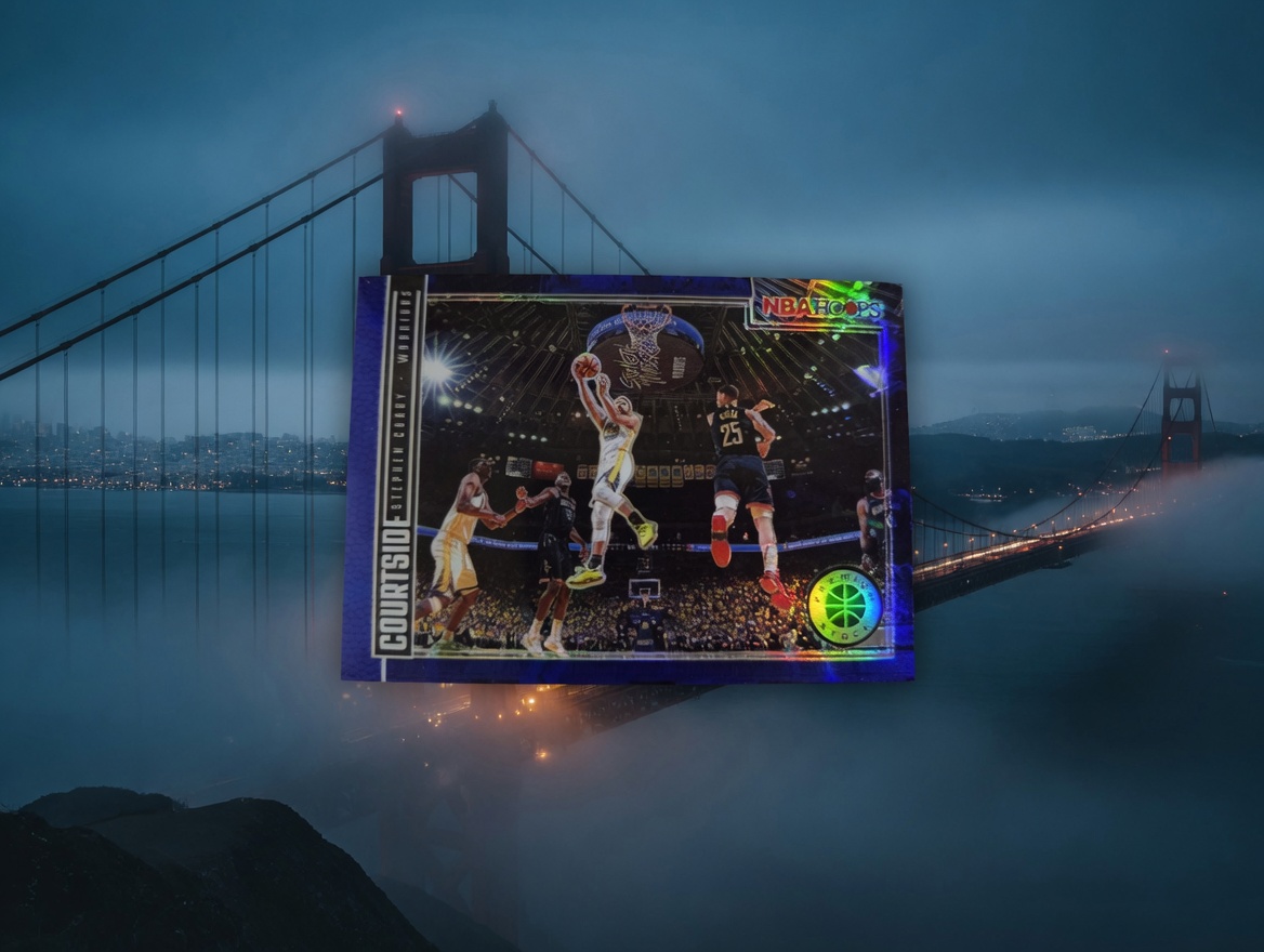 2019-20 Panini Hoops Premium Courtside Blue #2 Stephen Curry | Self-Graded Sports Cards