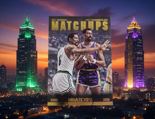 2014-15 NBA Hoops Matchups Bill Russell & Wilt Chamberlain | Self-Graded Sports Cards