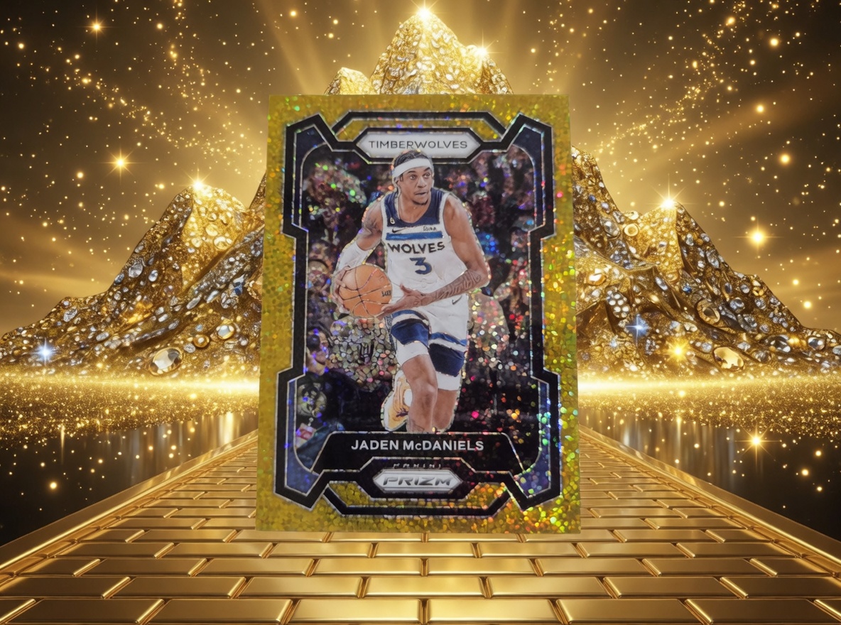 2023-24 Panini Prizm Basketball #238 Jaden McDaniels Glitter Prizm | Self-Graded Sports Cards