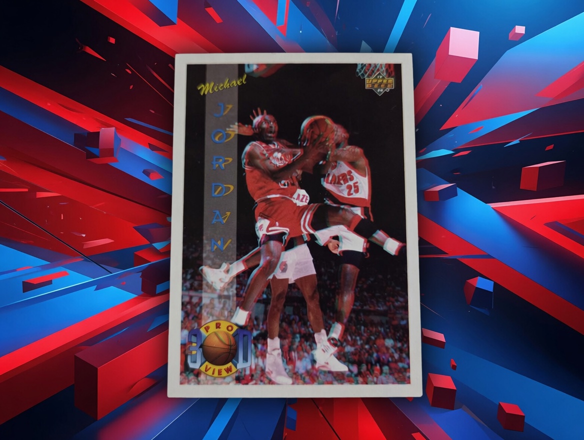 1993-94 Upper Deck Pro View 3D Michael Jordan | Self-Graded Sports Cards