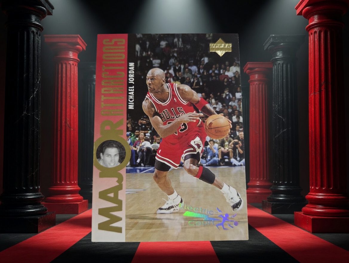 1995 Upper Deck Major Attractions Electric Court Michael Jordan | Self-Graded Sports Cards