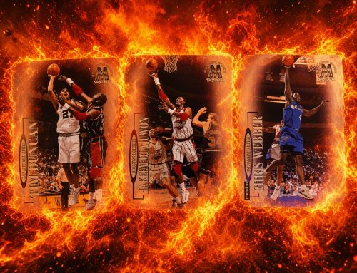 1998-99 SkyBox Molten Metal Xplosion Tim Duncan, Hakeem Olajuwon, Chris Webber | Self-Graded Sports Cards